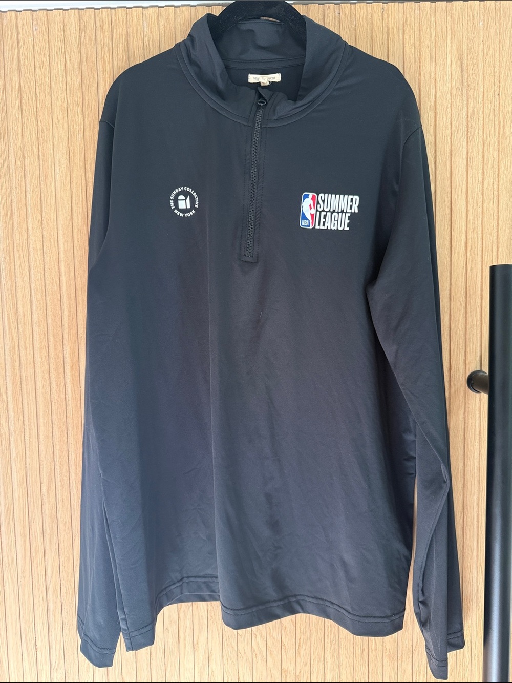 NBA Black Summer League Men's Quarter-Zip Pullover Sunday collective Large NBA